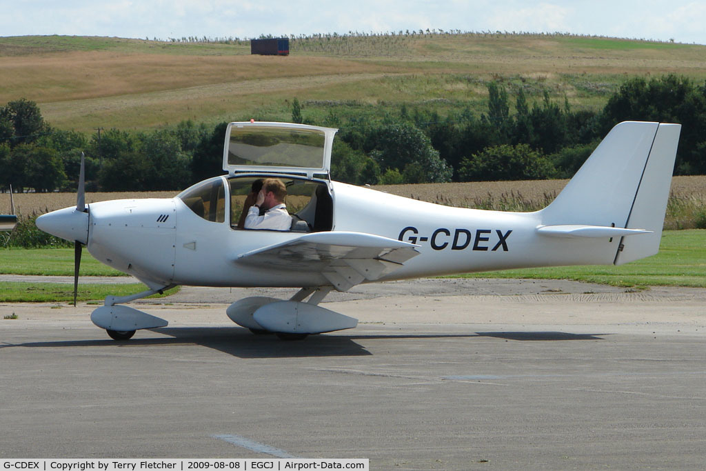 G-CDEX, 2004 Europa Tri Gear C/N PFA 247-12507, Europa  - Visitor to Sherburn for the 2009 LAA Great Northern Rally