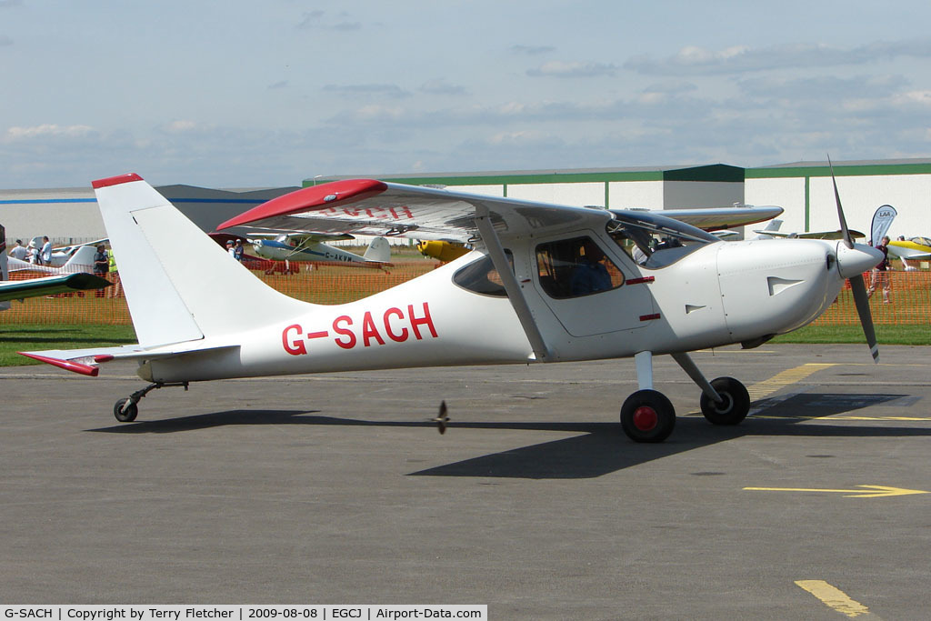 G-SACH, 2002 Stoddard-Hamilton Glastar C/N PFA 295-13088, Glastar - Visitor to Sherburn for the 2009 LAA Great Northern Rally