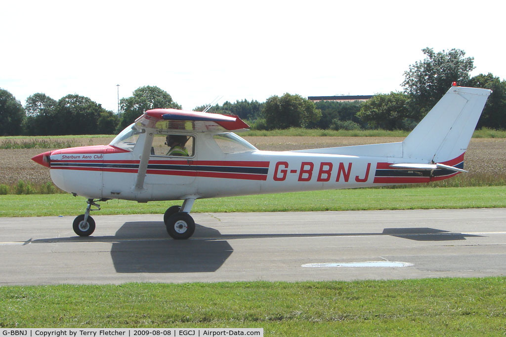 G-BBNJ, 1973 Reims F150L C/N 1038, Cessna 150L - Visitor to Sherburn for the 2009 LAA Great Northern Rally