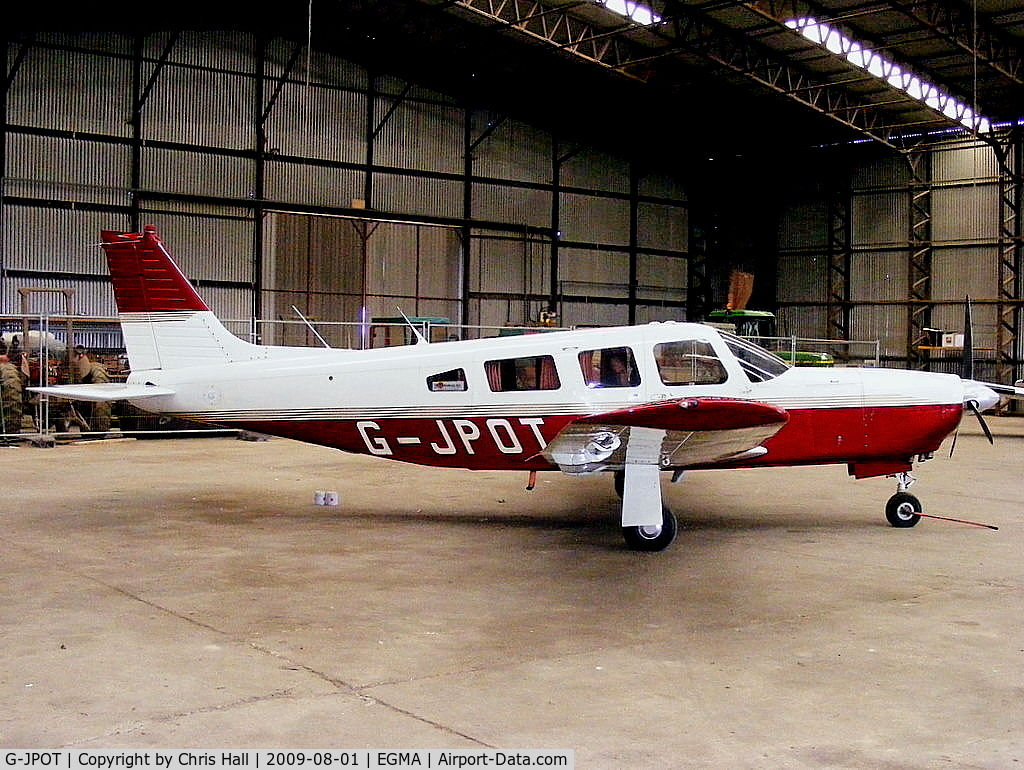 G-JPOT, 1981 Piper PA-32R-301 Saratoga SP C/N 32R-8113065, privately owned