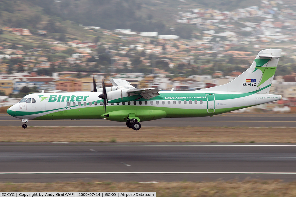 EC-IYC, 2004 ATR 72-212A C/N 709, Binter Canarias ATR72