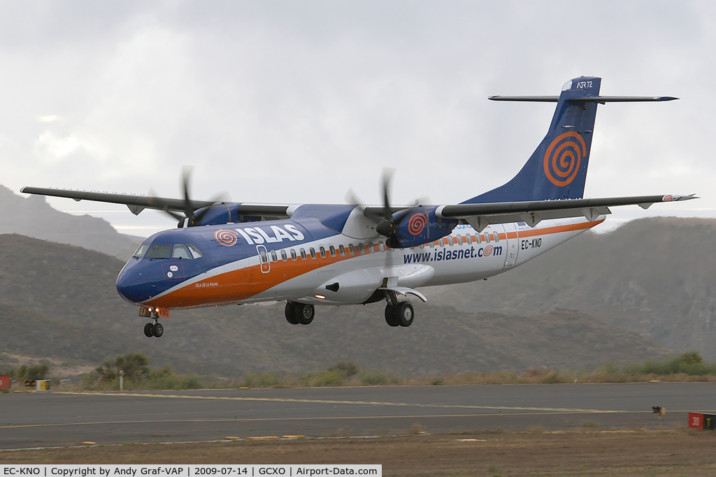 EC-KNO, 2008 ATR 72-212A C/N 770, Islas Canarias ATR72