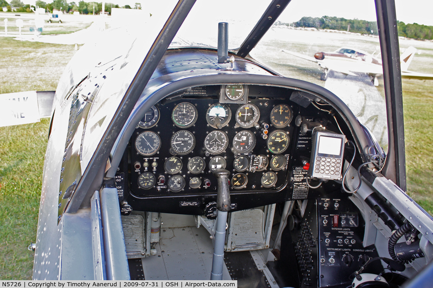 N5726, 1947 Fairchild XNQ-1 C/N 75726, 1947 Fairchild XNQ-1, c/n: 75726, front cockpit
