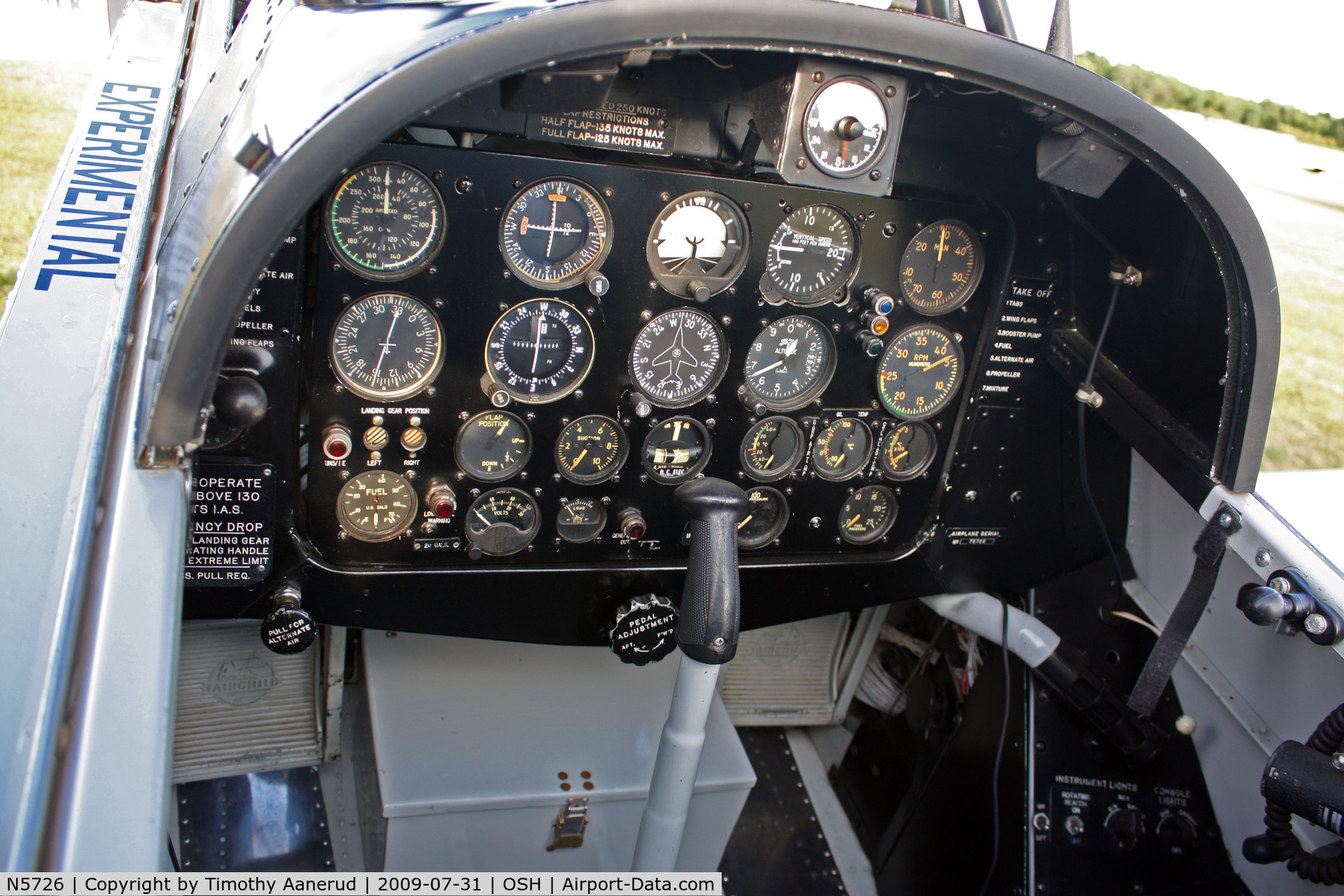 N5726, 1947 Fairchild XNQ-1 C/N 75726, 1947 Fairchild XNQ-1, c/n: 75726, rear cockpit