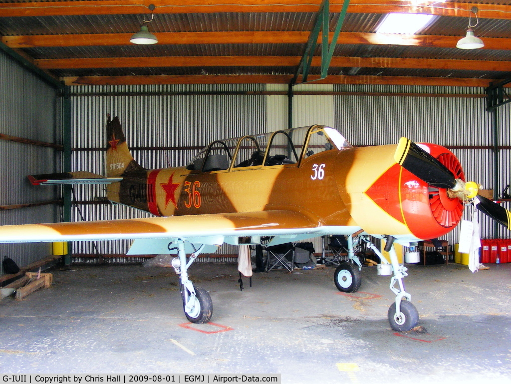 G-IUII, 1991 Yakovlev (Aerostar) Yak-52 C/N 9111604, Previous ID: RA-1281K