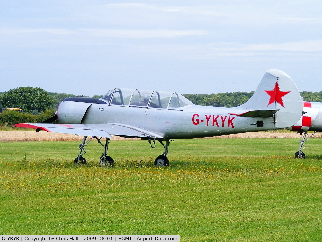 G-YKYK, 1998 Yakovlev (Aerostar) Yak-52 C/N 9812106, Previous ID: LY-AHB