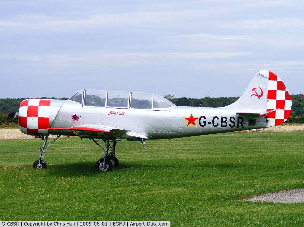 G-CBSR, 1987 Bacau Yak-52 C/N 877913, Previous ID: LY-AQB