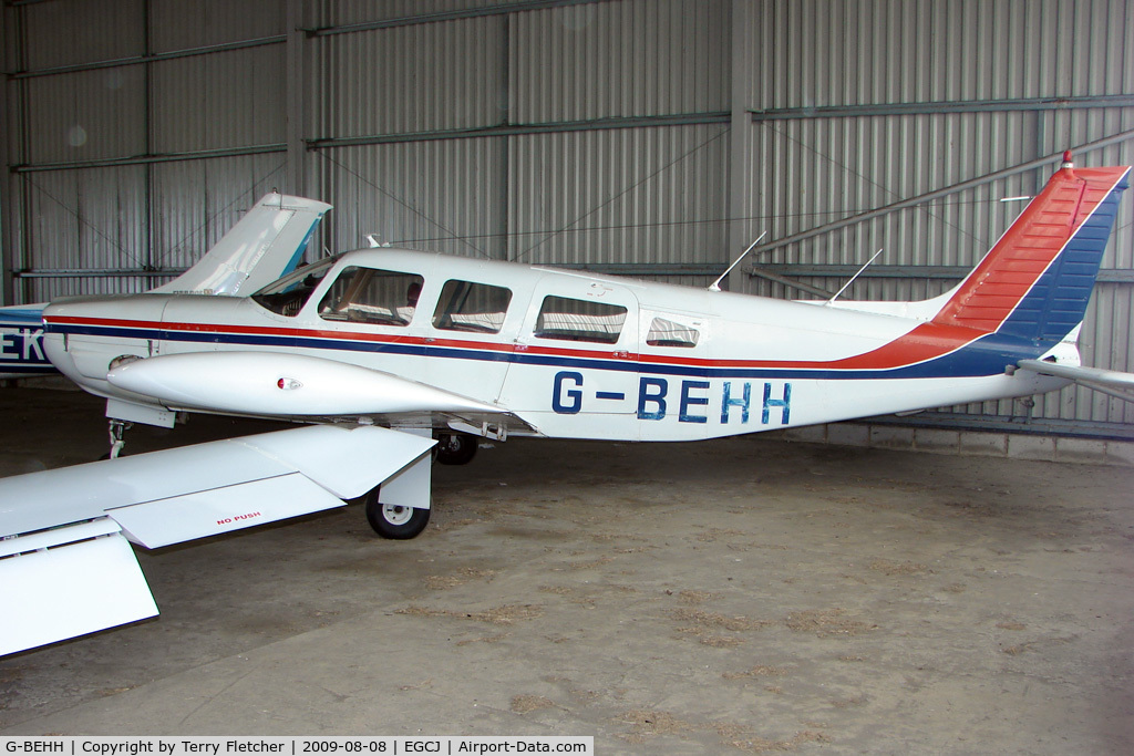 G-BEHH, 1976 Piper PA-32R-300 Cherokee Lance C/N 32R-7680323, Resident at Sherburn