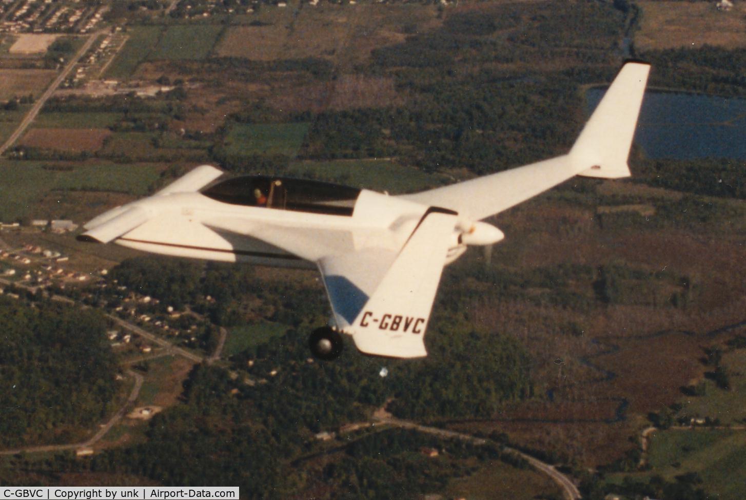 C-GBVC, 1984 Rutan 61 Long-EZ C/N BMV 3, In flight over Southern Ontario