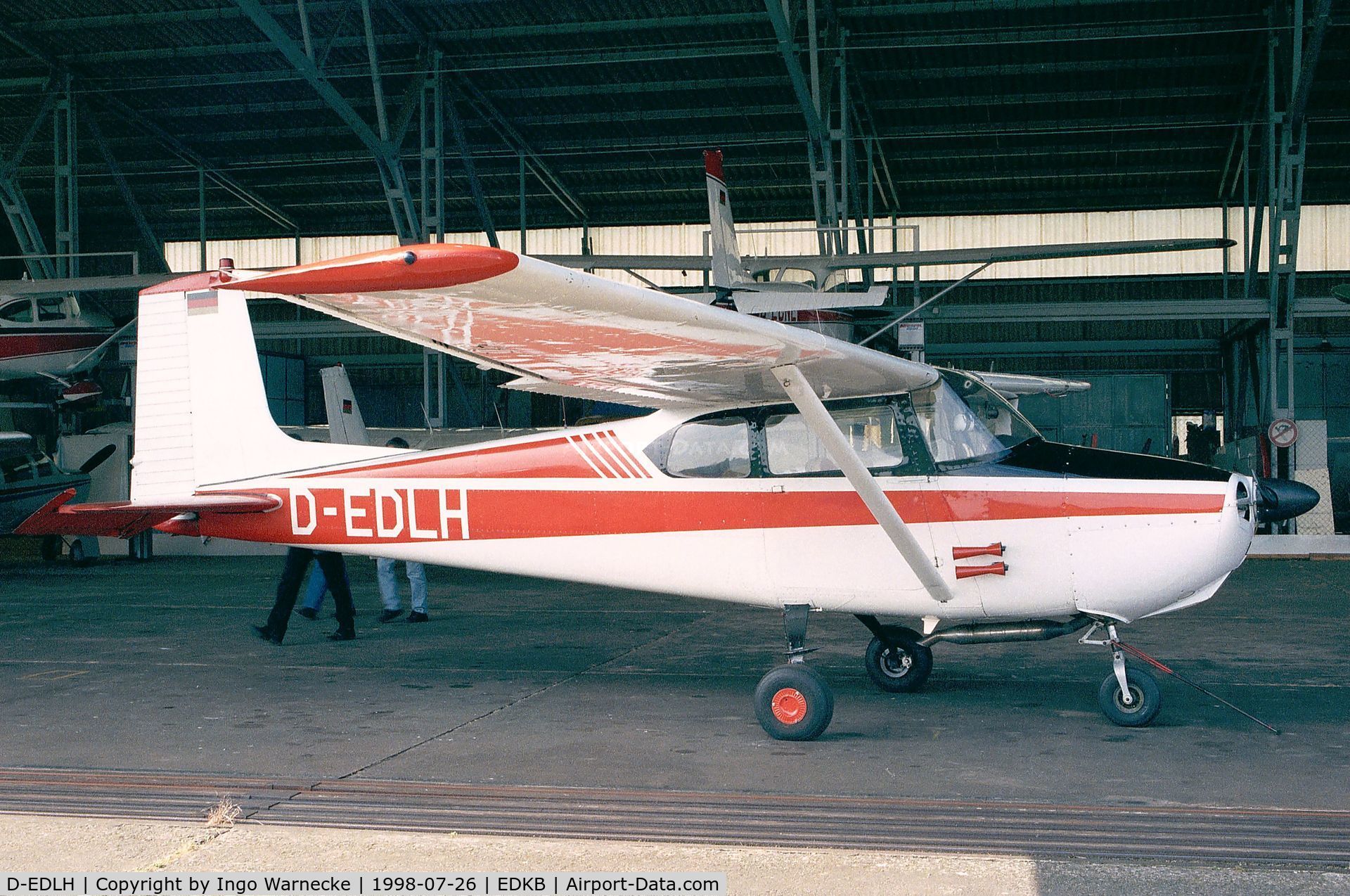 D-EDLH, 1956 Cessna 172 C/N 28871, Cessna 172 (early model) at Bonn-Hangelar airfield