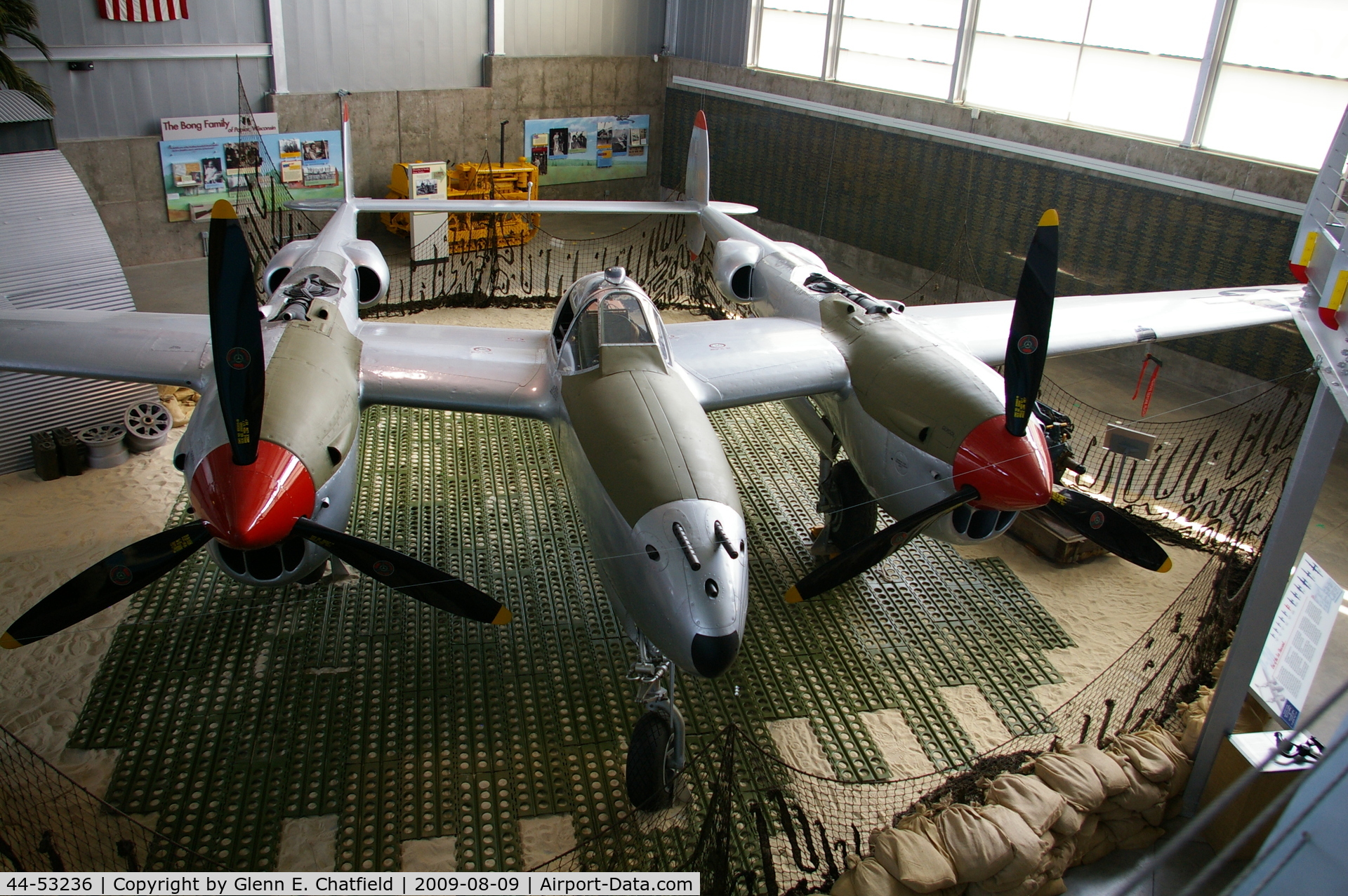 44-53236, 1944 Lockheed P-38L-5-LO Lightning C/N 422-8526, At Superior, WI Richard I. Bong WWII Heritage Center