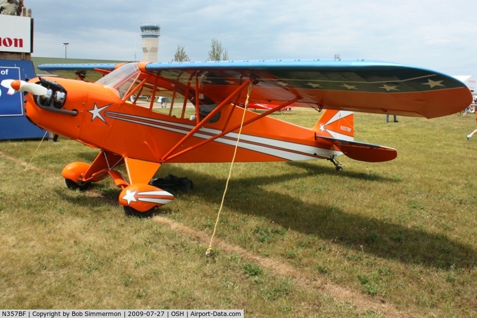N357BF, 1942 Piper J3C-65 Cub C/N 8854, Airventure 2009 - Oshkosh, Wisconsin