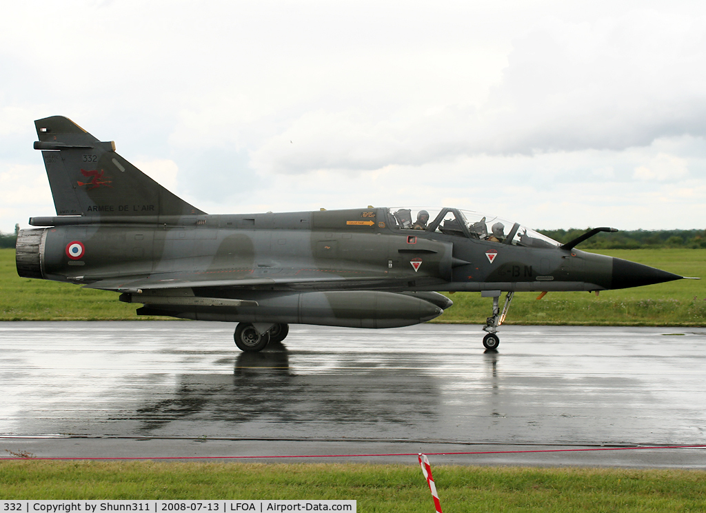 332, Dassault Mirage 2000N C/N Not found 332, Used as a demo during LFOA Airshow 2008