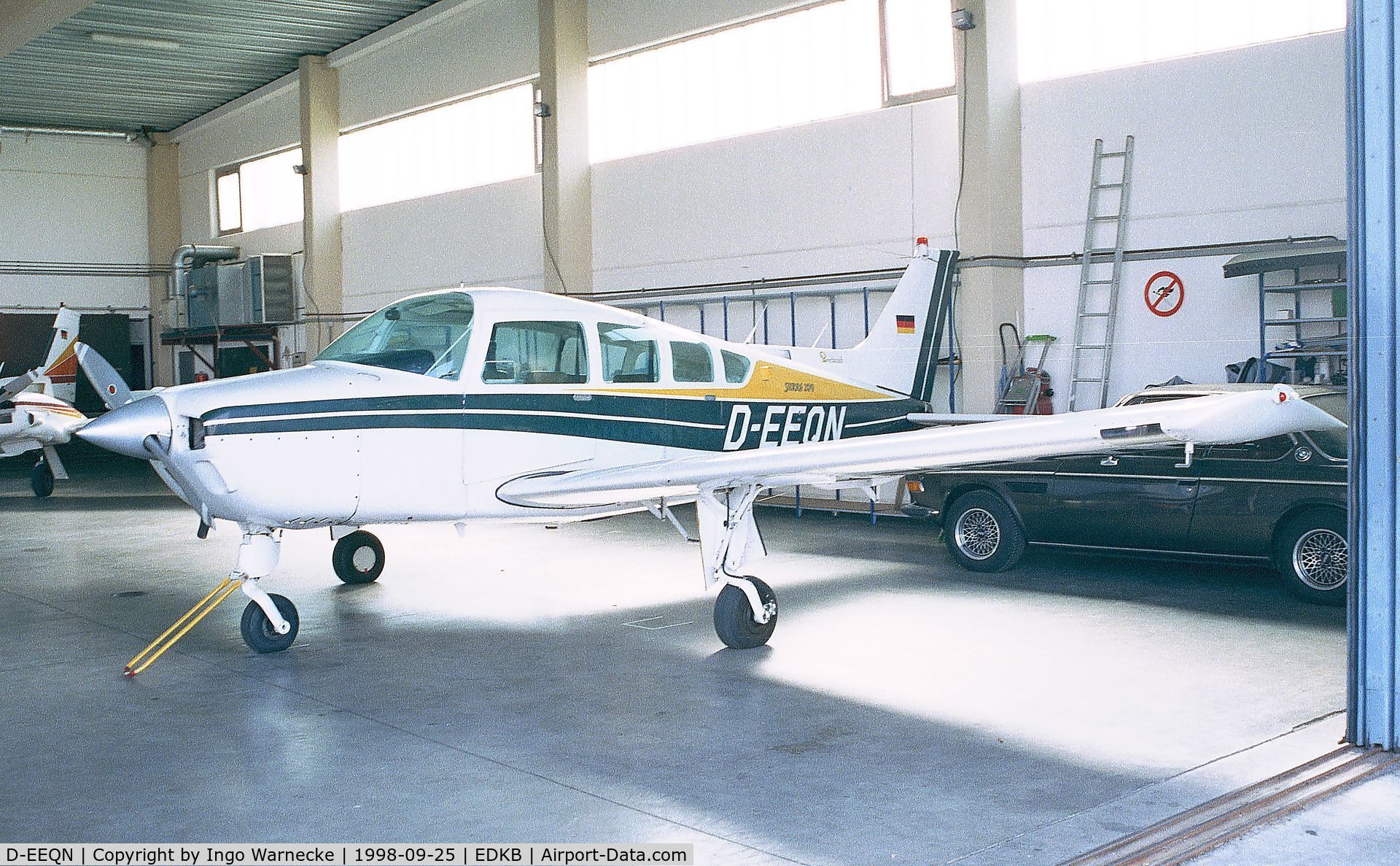 D-EEQN, Beech C24R C/N MC-663, Beechcraft C24R Sierra at Bonn-Hangelar airfield