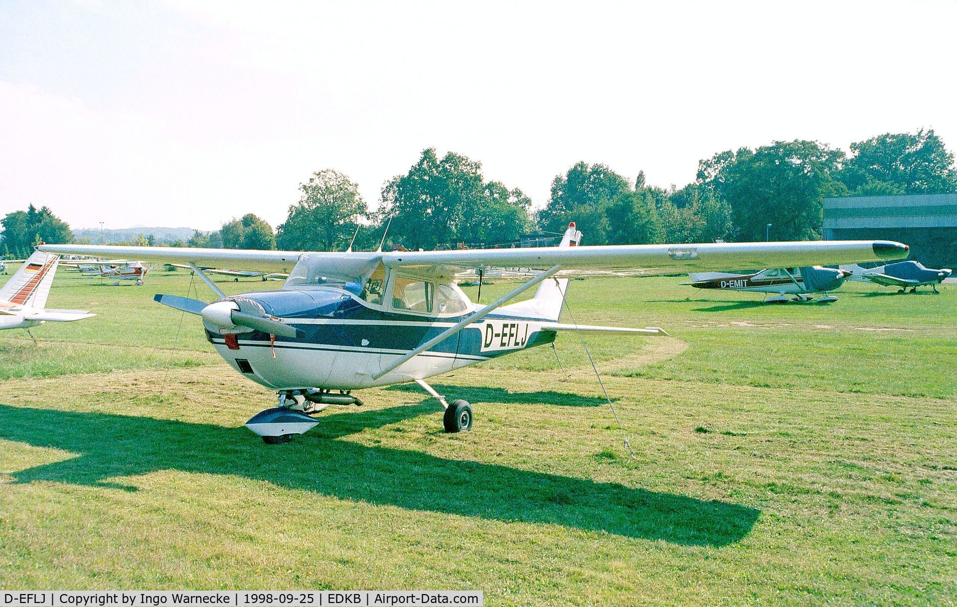 D-EFLJ, Reims F172F C/N 0139, Cessna (Reims) F172 Skyhawk at Bonn-Hangelar airfield