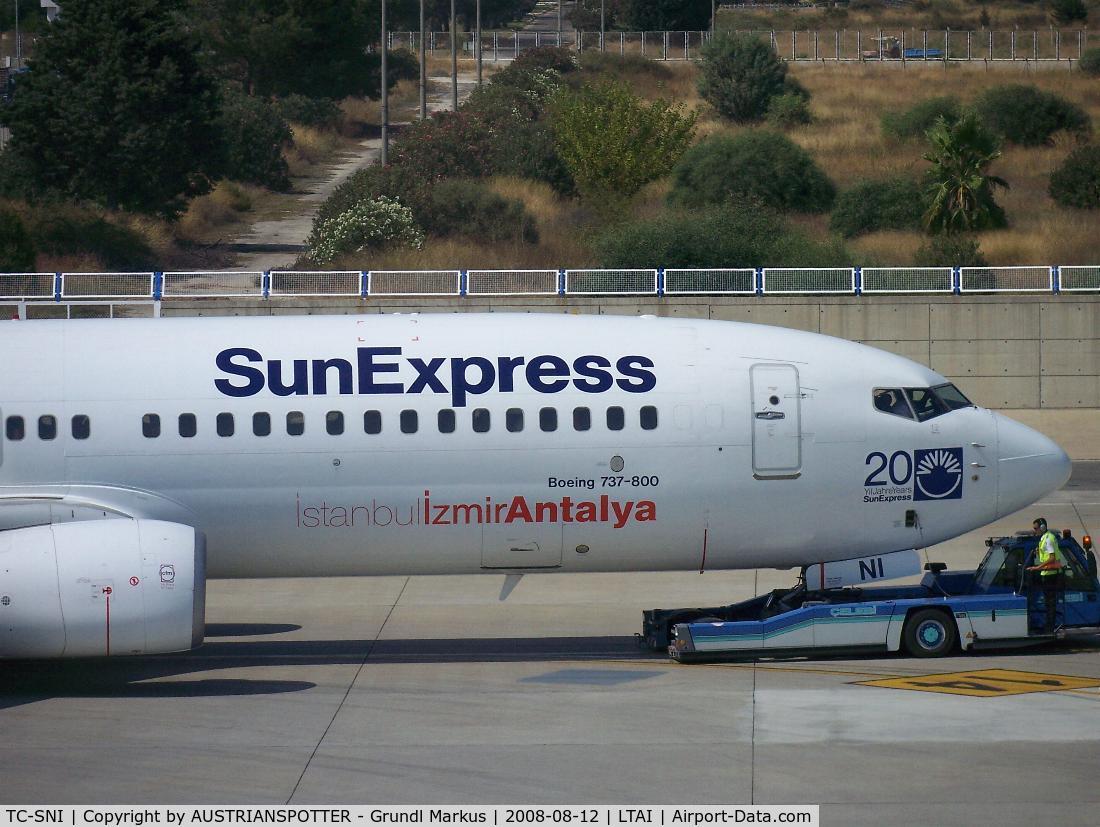 TC-SNI, 2005 Boeing 737-8FH C/N 29671, SunExpress  B 737-800