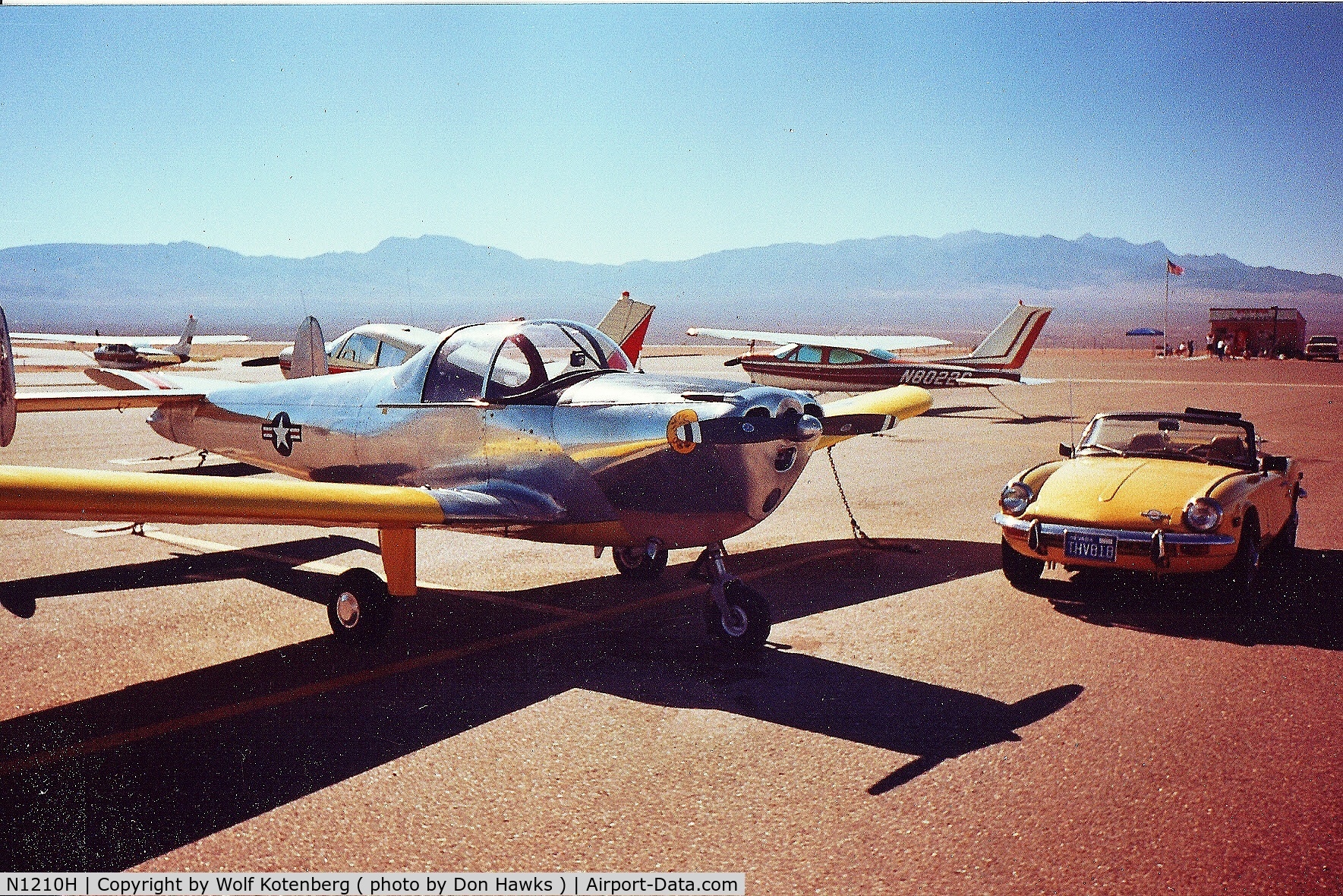 N1210H, 1946 Erco 415C Ercoupe C/N 3887, two classics ( image courtesy of Don Hawks )