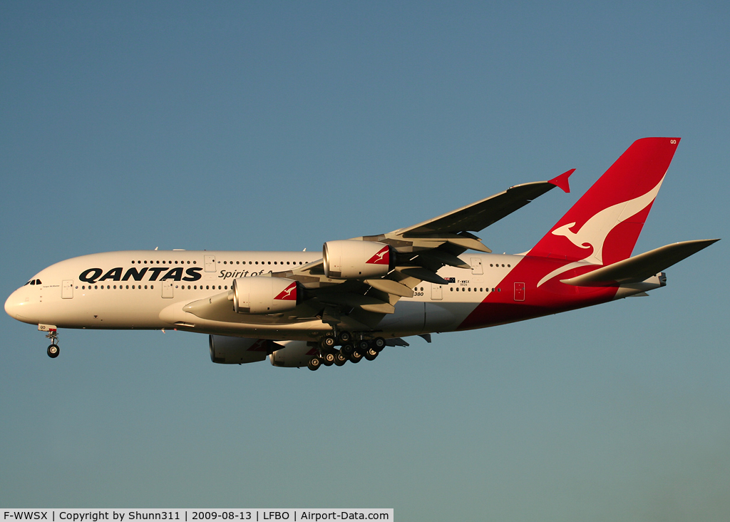 F-WWSX, 2008 Airbus A380-842 C/N 026, C/n 026 - To be VH-OQD