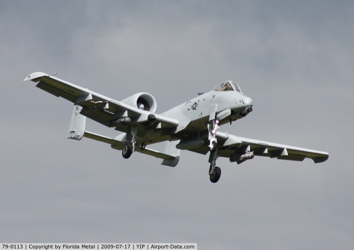 79-0113, 1979 Fairchild Republic A-10C Thunderbolt II C/N A10-0377, A-10A Wart Hog