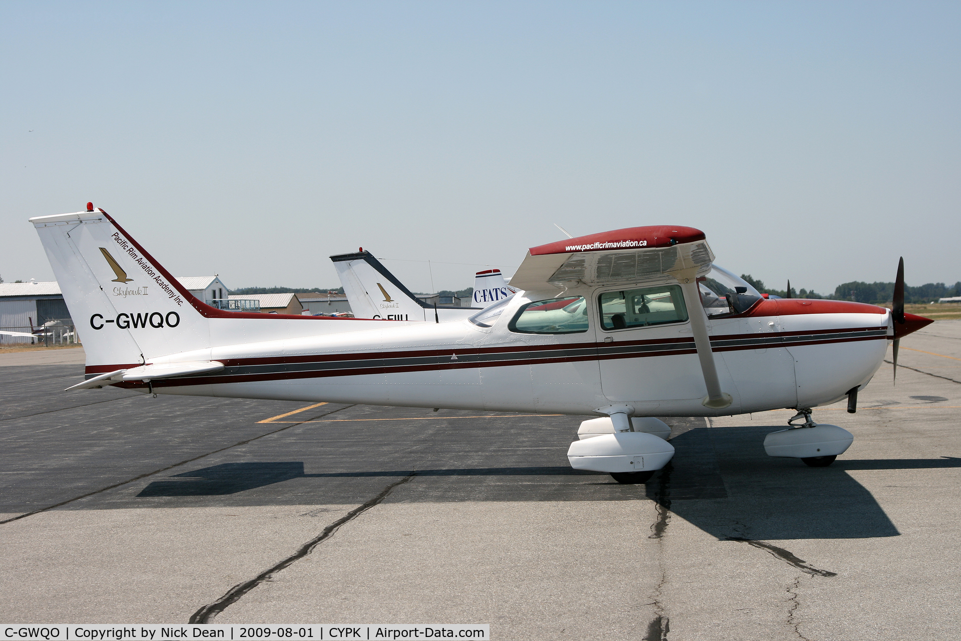 C-GWQO, 1975 Cessna 172M C/N 17264404, CYPK