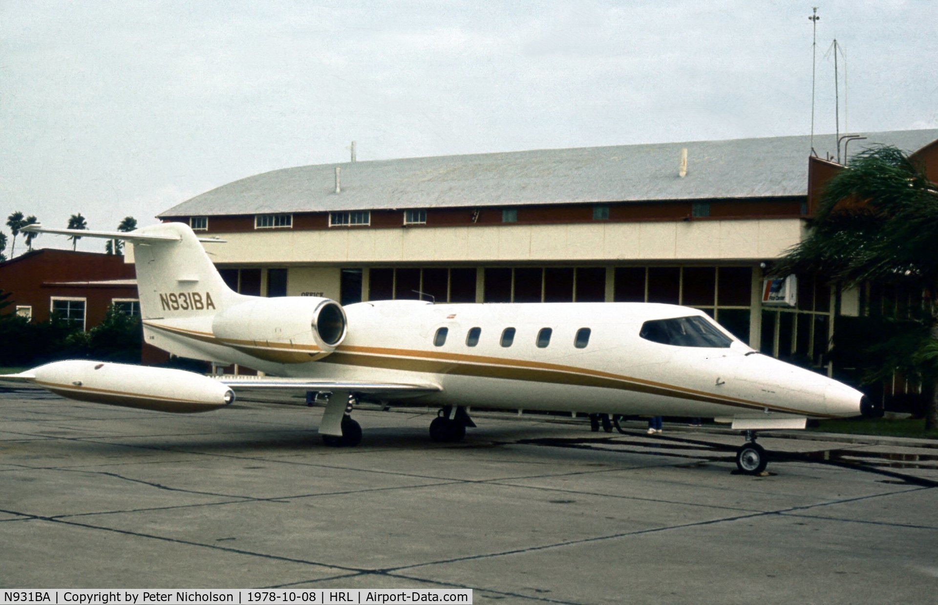 N931BA, 1974 Gates Learjet 35 C/N 003, Learjet 35 visitor to the 1978 Confederate Air Force's Airshow at Harlingen.