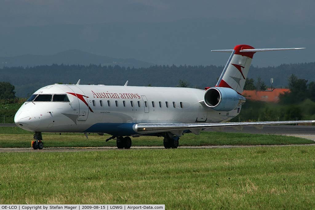 OE-LCO, 2000 Canadair CRJ-200LR (CL-600-2B19) C/N 7371, arriving from Skiathos