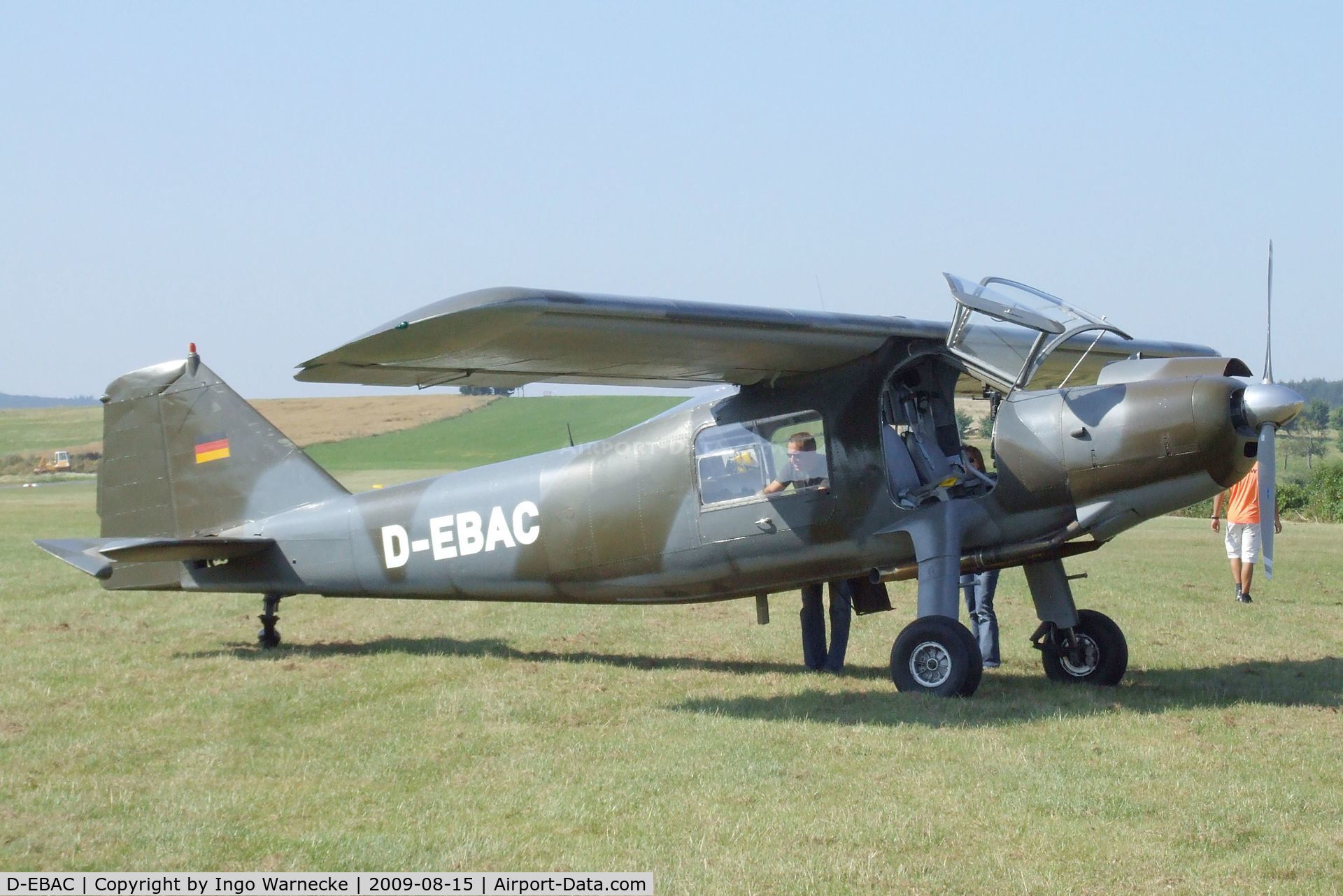 D-EBAC, Dornier Do-27A-4 C/N 381, Dornier Do 27A-4 at the Montabaur airshow 2009