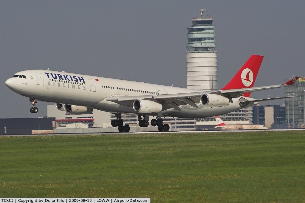 TC-JIJ, 1998 Airbus A340-313 C/N 216, Turkish Airlines  Airbus A-340-313X  cn216