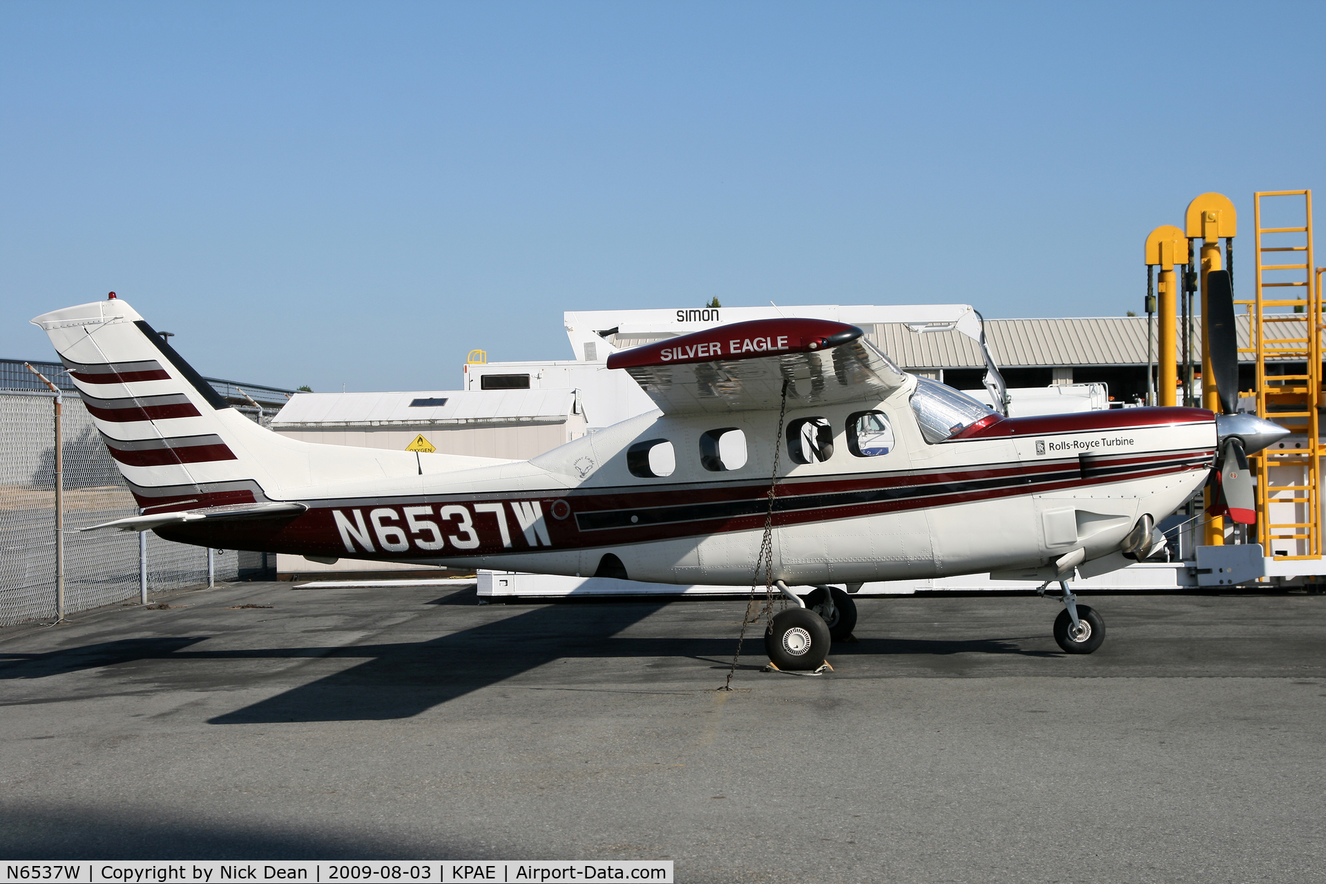 N6537W, Cessna P210N Pressurised Centurion C/N P21000793, KPAE