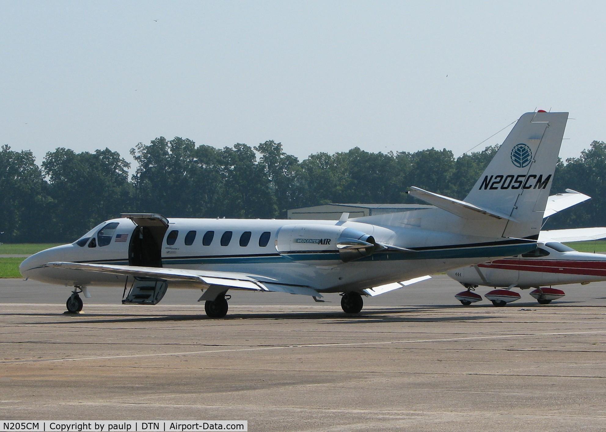 N205CM, 1994 Cessna 560 Citation V C/N 560-0250, At Downtown Shreveport.