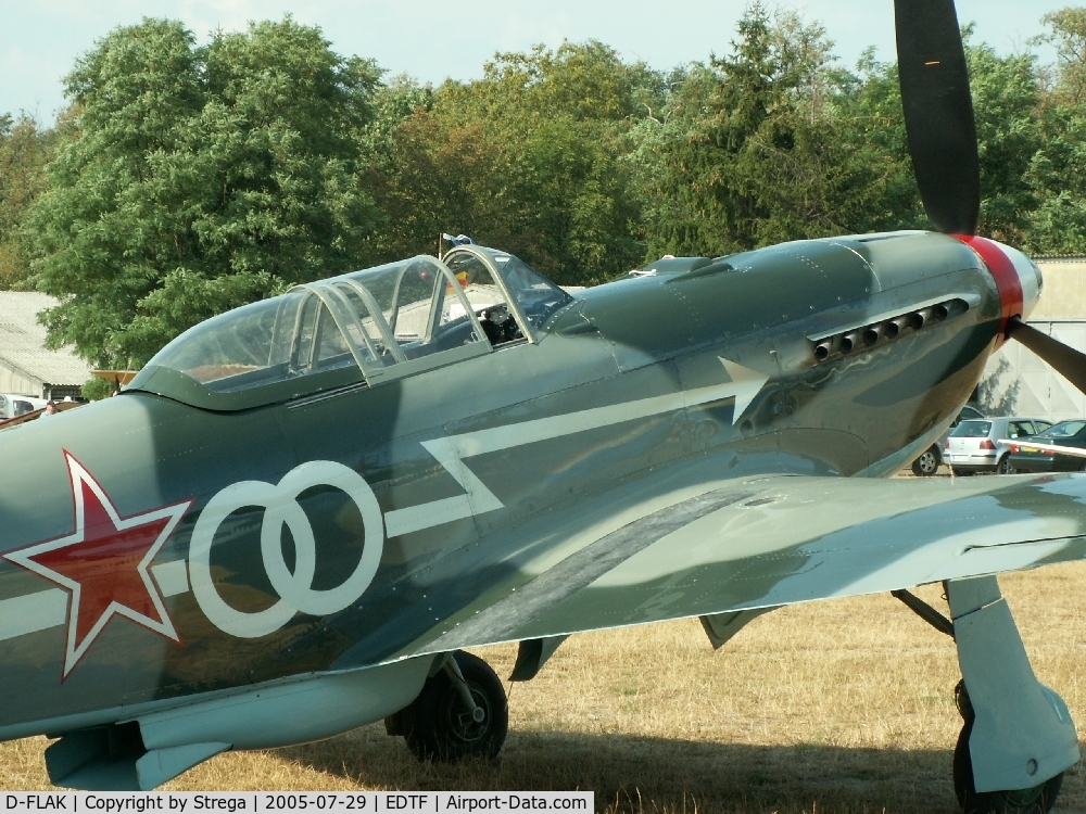 D-FLAK, 1944 Yakovlev Yak-3UA C/N 202, Yakovlev Yak3U , Yak-Fly-in 2005 Freiburg