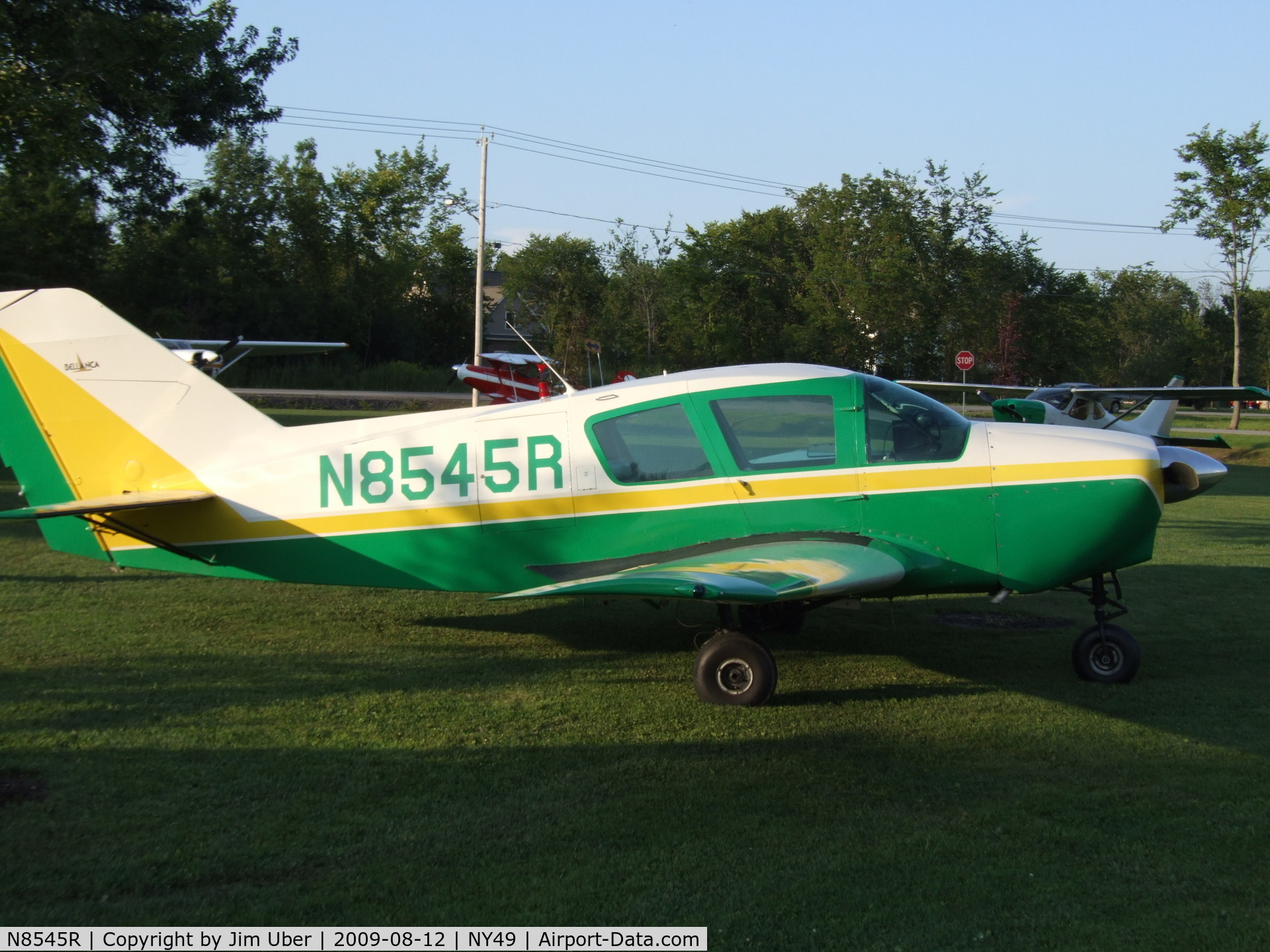 N8545R, 1966 Bellanca 14-19-3 Cruisair Senior C/N 4307, Joe stopped in for the EAA fly-in at NY49- a good time was had by all