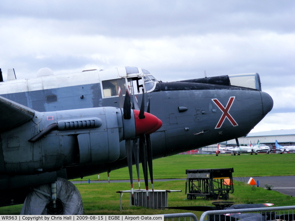 WR963, 1954 Avro 696 Shackleton AEW.2 C/N Not found WR963, Avro Shackleton MR2 preserved by The 'Friends of WR963'