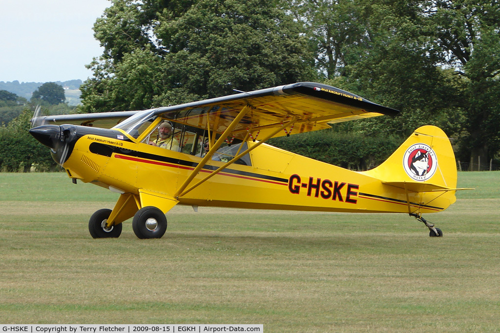 G-HSKE, 2007 Aviat A-1B Husky C/N 2437, Aviat Huskey at Headcorn , Kent , UK