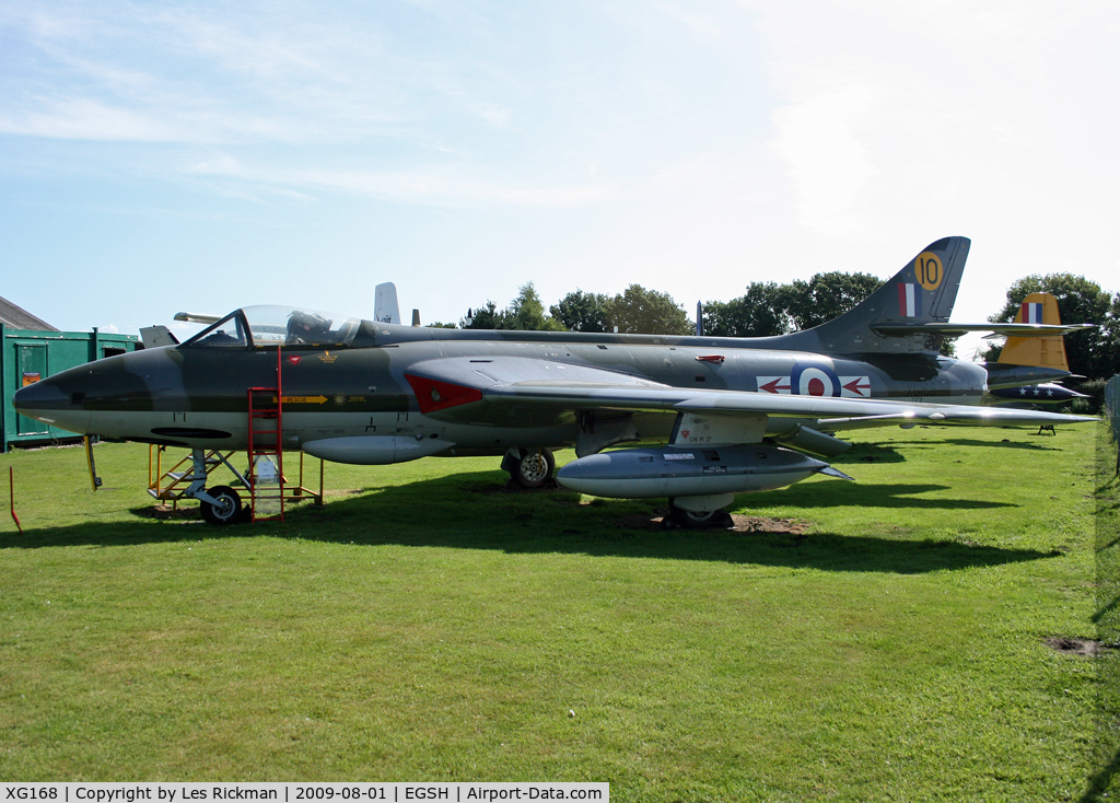 XG168, 1957 Hawker Hunter F.6A C/N HABL-003026, At Norwich Aviation Museum