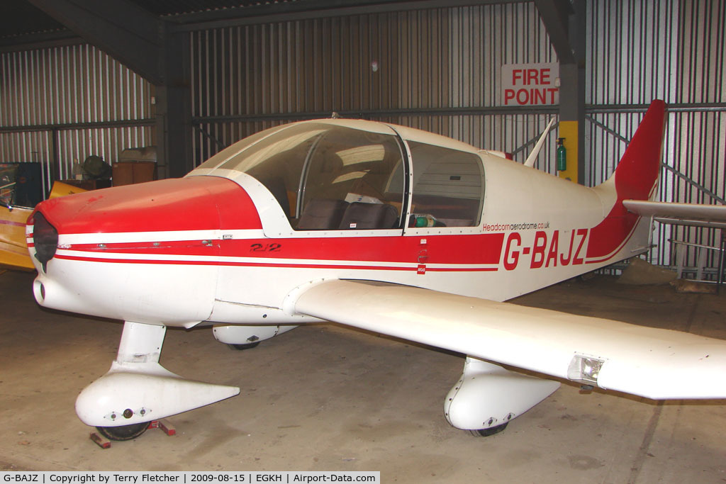 G-BAJZ, 1972 Robin DR-400-108  Dauphin 2+2 C/N 759, Robin DR400 at Headcorn , Kent , UK
