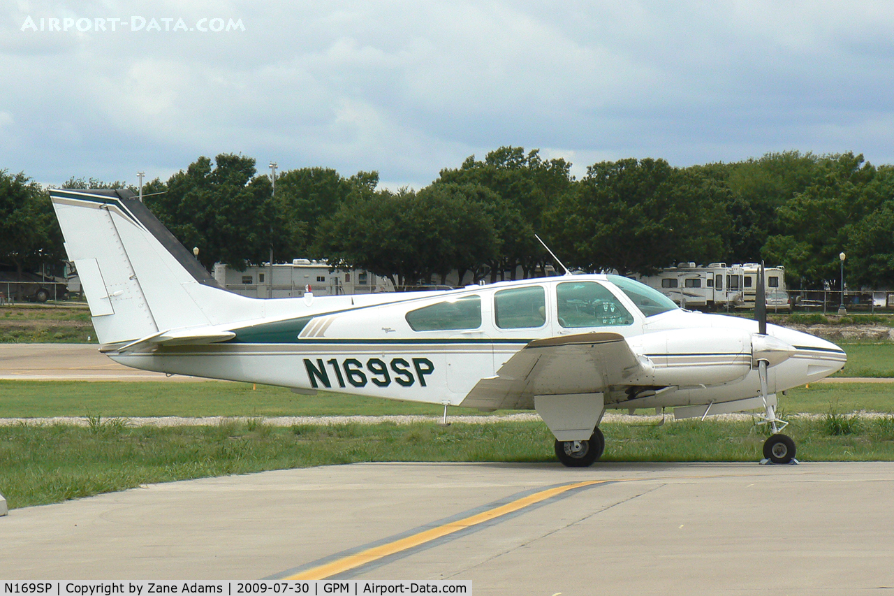 N169SP, 1980 Beech 95-A55 Baron C/N TC-353, At Grand Prairie Municipal