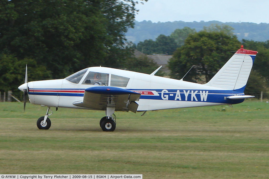 G-AYKW, 1970 Piper PA-28-140 Cherokee C/N 28-26931, Piper PA-28-140 at Headcorn , Kent , UK