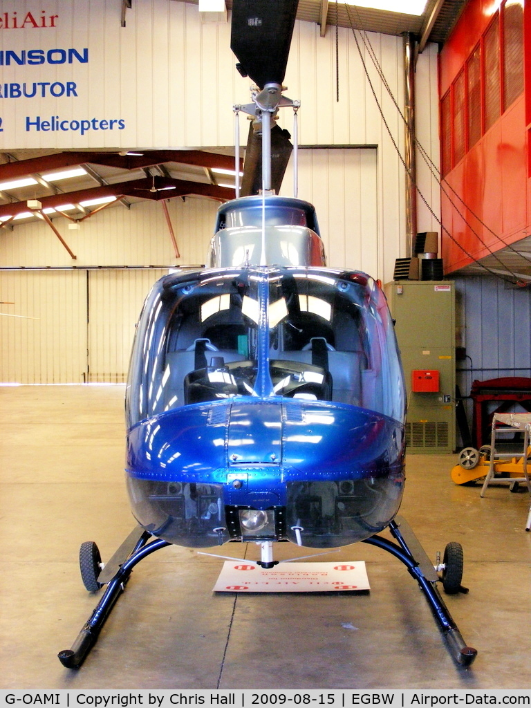 G-OAMI, 1968 Bell 206B JetRanger II C/N 464, privately owned, Previous ID: G-BAUN