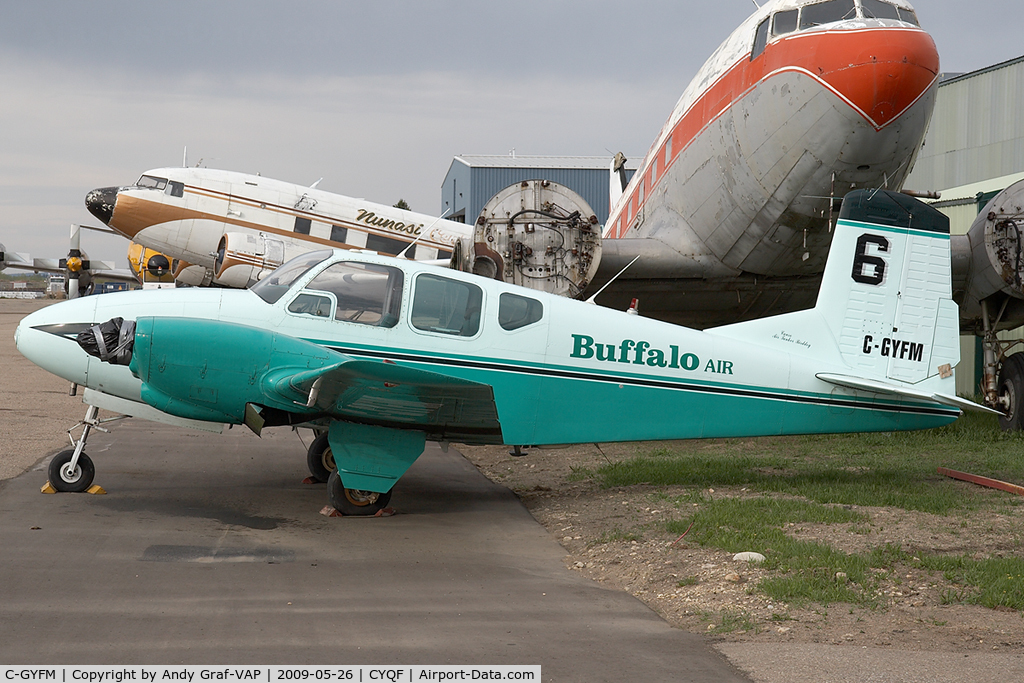 C-GYFM, 1959 Beech 95 Travel Air C/N TD-202, Buffalo Airways B95