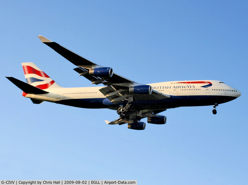 G-CIVV, 1998 Boeing 747-436 C/N 25819, British Airways