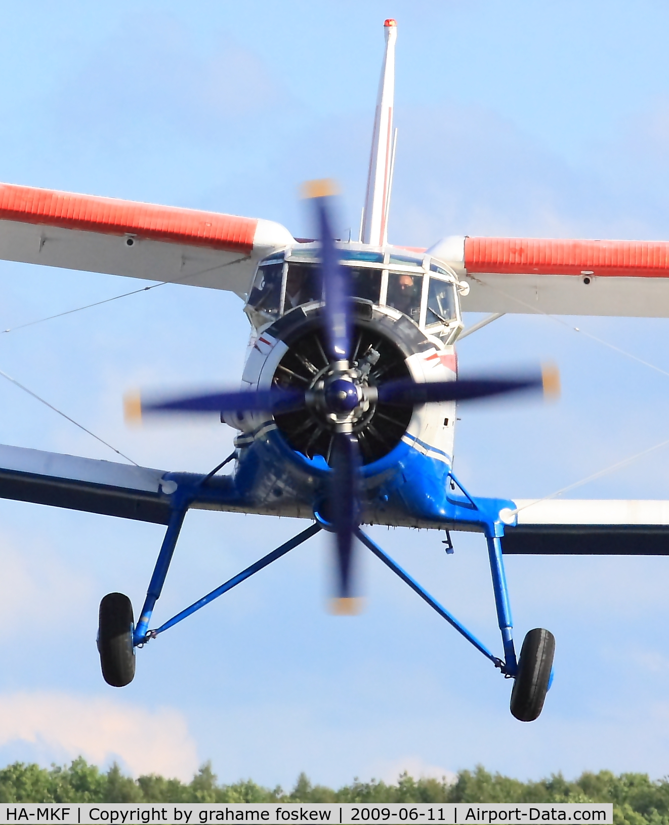 HA-MKF, 1985 Antonov An-2TP C/N 1G233-43, headon