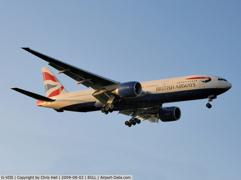 G-VIIS, 1999 Boeing 777-236/ER C/N 29323, British Airways