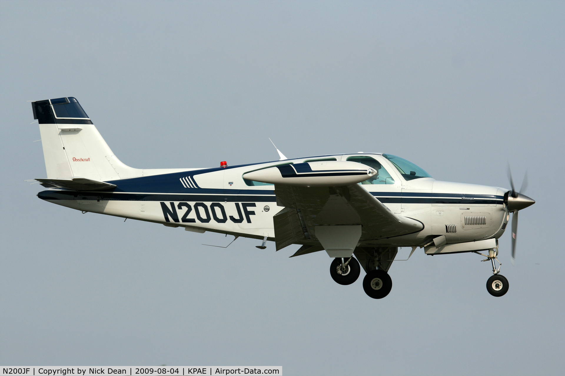N200JF, 1990 Beech F33A Bonanza C/N CE-1516, KPAE