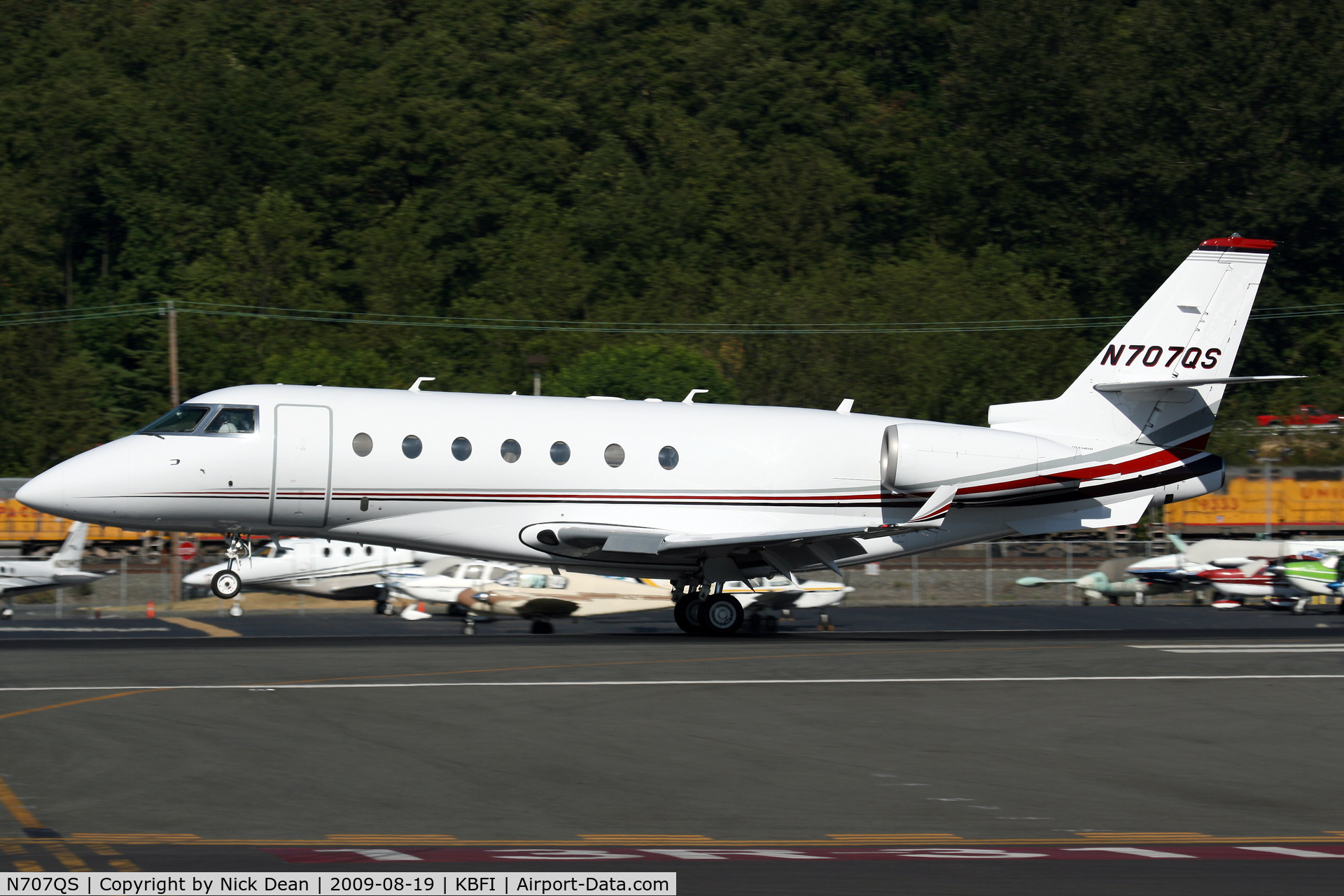 N707QS, 2002 Israel Aircraft Industries Gulfstream 200 C/N 066, KBFI