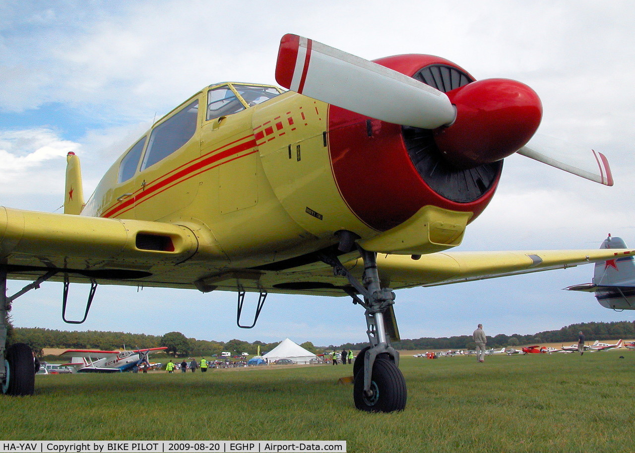 HA-YAV, 1981 Yakovlev Yak-18T C/N 22202047817, VISITOR