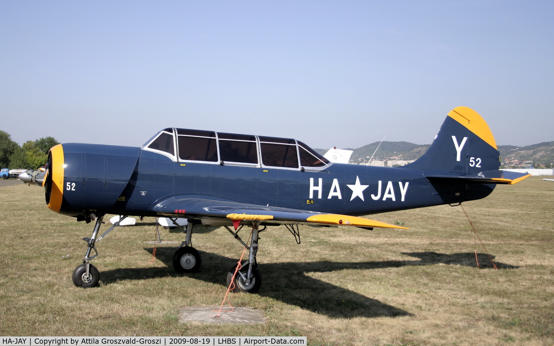 HA-JAY, 1987 Yakovlev Yak-52 C/N 877412, Budaörs-Airport / Hungary - LHBS