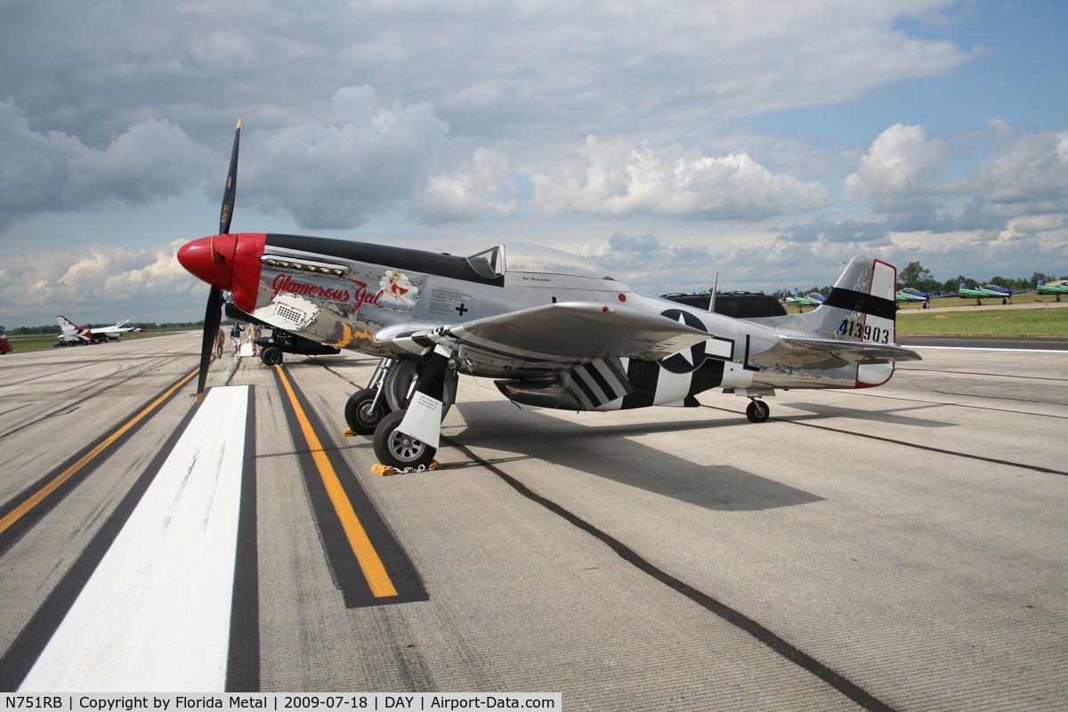 N751RB, 1944 North American P-51D Mustang C/N 44-13903JP, P-51D Glamorous Gal