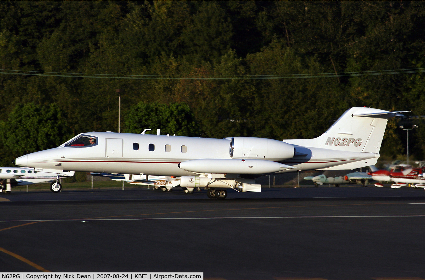 N62PG, 1977 Gates Learjet 36A C/N 031, KBFI