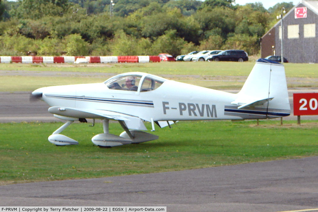 F-PRVM, 1999 Vans RV-6A C/N 24431, French RV at 2009 North Weald RV Fly-in